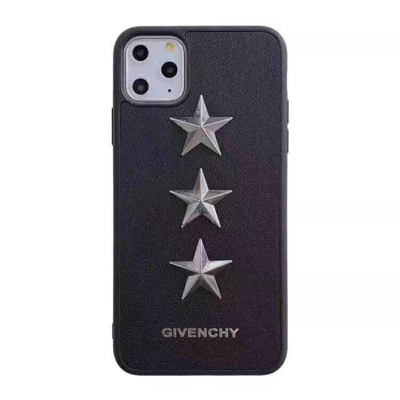 ジバンシー iphone 12 mini/12 pro max/11 pro max/se2ケース 五芒星柄 Givenchy ブランド Iphone 11/11 pro/11 pro maxケース 大人気 高級 アイフォン12/12 pro/x/xs/xr/8/7カバー
