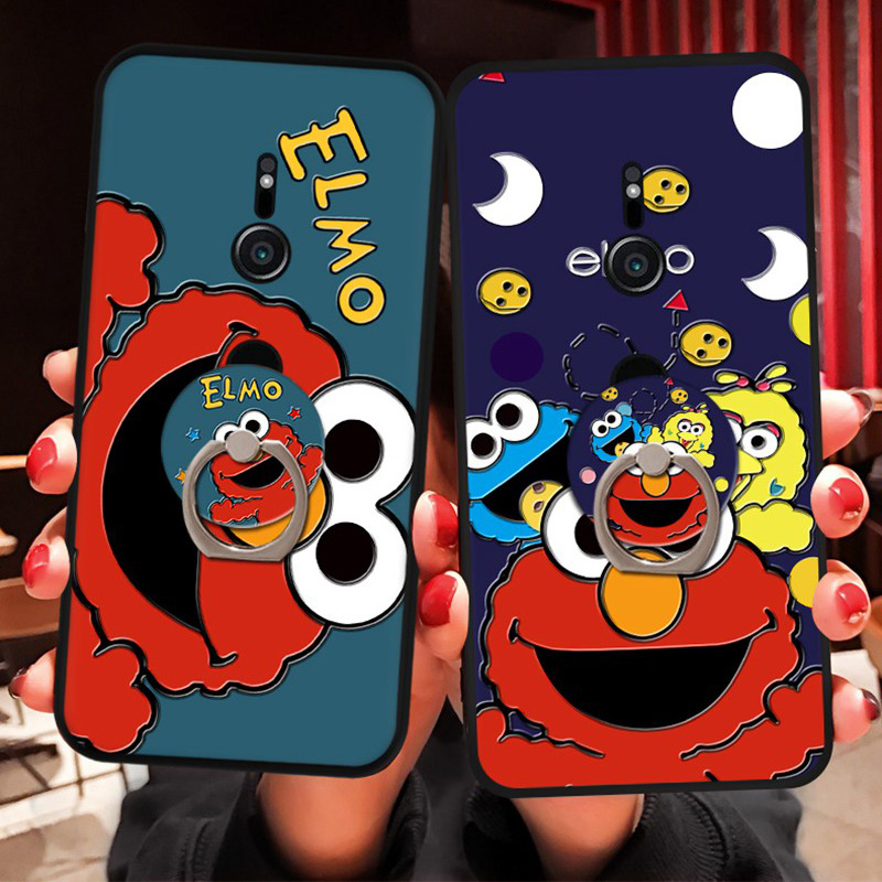 エルモ Elmo柄 Iphone 12 11 11 Pro Max Se2ケース シリコンケース 3dプリント Sesame Street スタンド機能 かわいい アイフォンx Xs Xr 8 7カバー