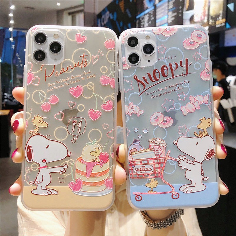 Snoopyスヌーピー Iphone12 11 Se2ケース おしゃれ クリアケース 心柄 ウッドストック鳥 かわいい チャーリー ブラウン 芸能人愛用 アイフォンxr X Xs 8 7カバー