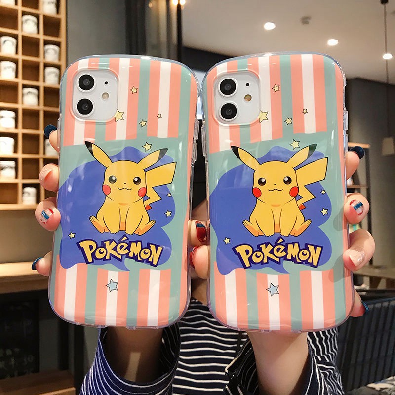 ピカチュウ柄 iphone 11/11 pro/11 pro/se2ケース 個性  Pikachu漫画柄 シリコン製 ポケットモンスター