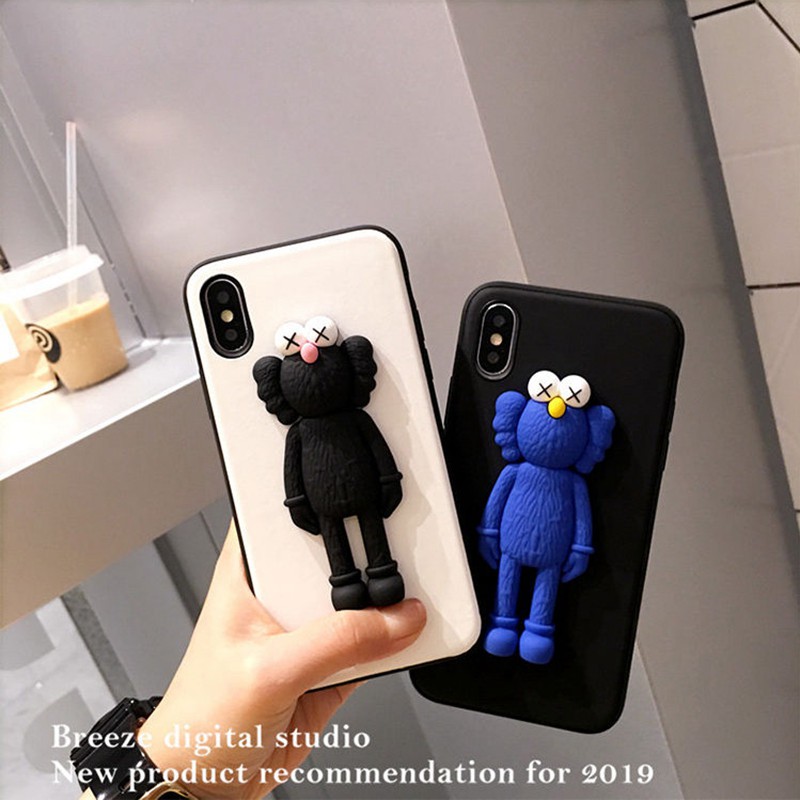 KAWS iPhone11/11 pro/11 pro max/se2ケース ジャケット型 カウズ XXドール tpu 立体柄 シンプル 面白いグッズ