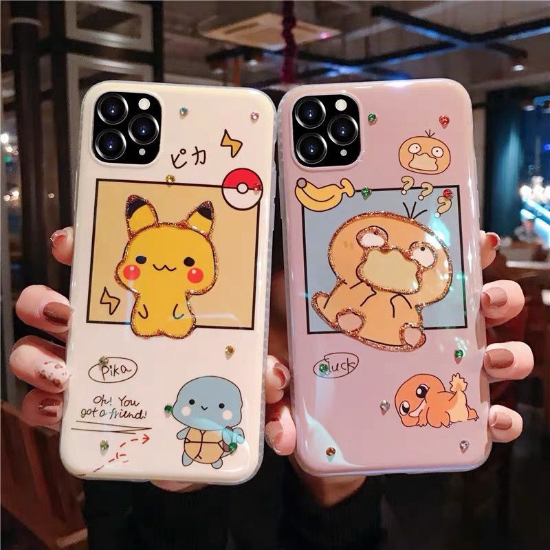 ピカチュウ柄 iPhone11/11 pro/11 pro max/se2ケース お洒落 ゼニガメ コダック Charmander ポケットモンスター 耐衝撃 huawei p40/p40 pro/p30