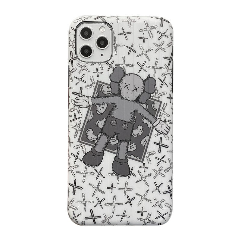 KAWS iphone 12/12 pro/12 pro max/11/se2ケース かわいい カウズ TPUカバー スーツケース かっこいい 耐衝撃