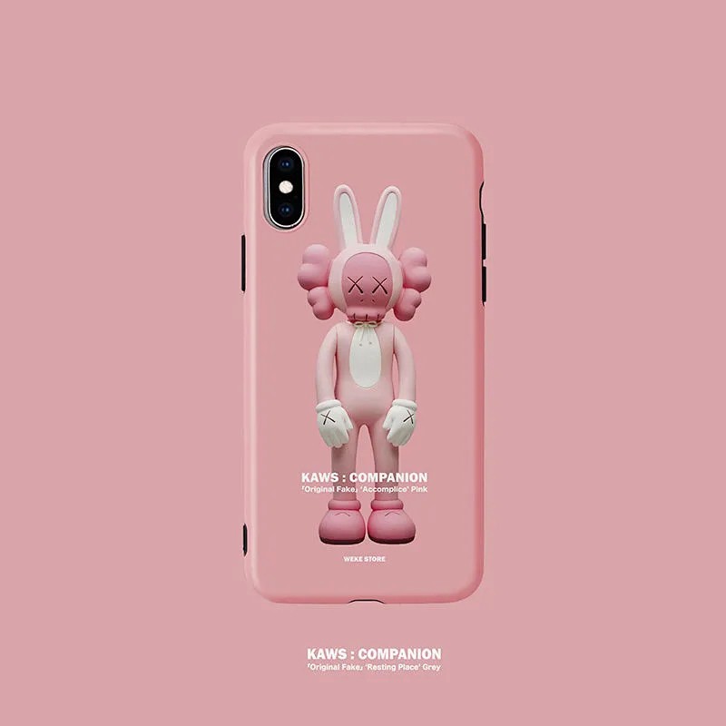 KAWS iphone 12/12 pro/12 max/12 pro max/11/se2ケース おしゃれ カウズ 韓国風 tpu バッグ型 huawei p30/p30 pro/p20/p20 pro/mate20/mate20 pro/Nova 4e/Nova 3eケース