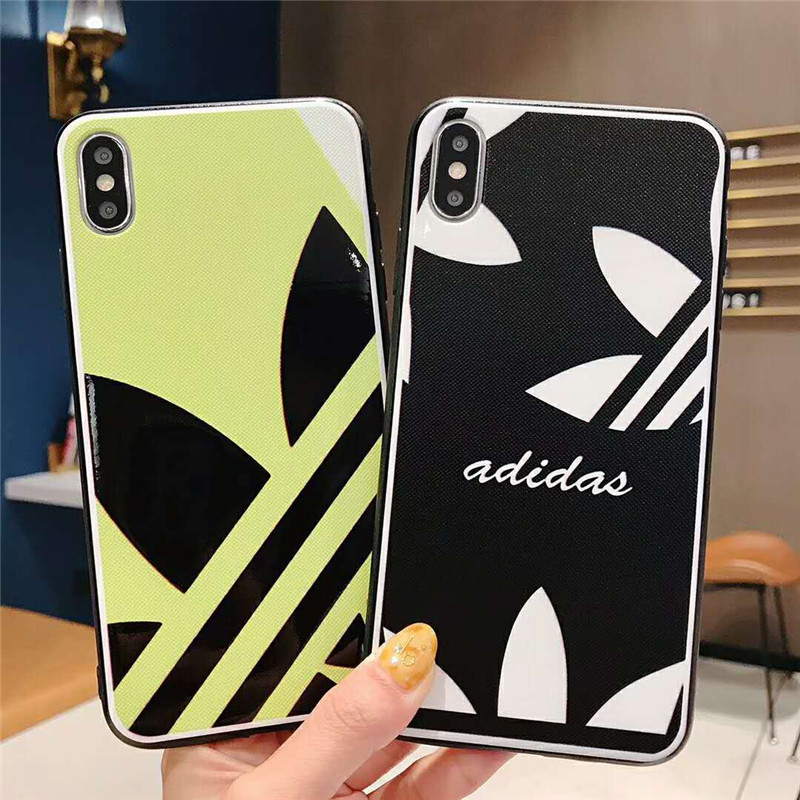 アディダス ブランド iphone 12/12 pro/12 mini/12 pro max/11/11 pro/11 pro max/se2ケース オシャレ Adidas 運動風 iphone x/xr/xs max/xsケース クローバー アイフォン