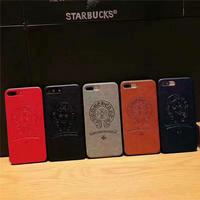 Chrome Hearts iphone 12/12 pro/12 mini/12 pro max/11/11 pro/11 pro max/se2ケース レザーケース ブランド クロス柄