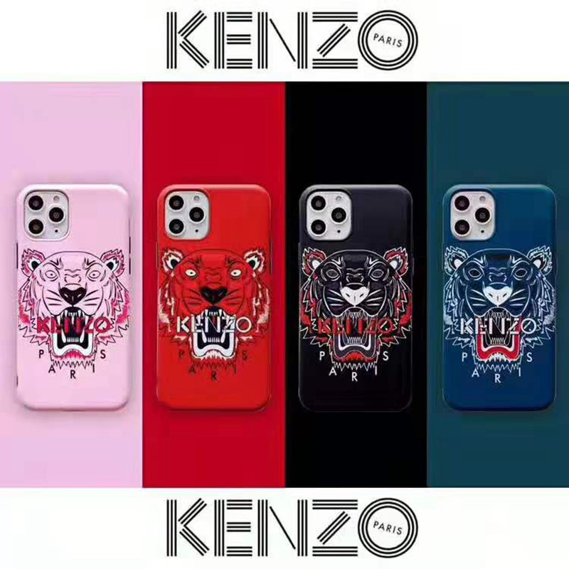 ブラント風 KENZO/ケンゾー iphone11/11pro/11 pro max/se2ケース ジャケット型 虎頭付き おしゃれ iphone x/xs/xr maxケース ハイブランド