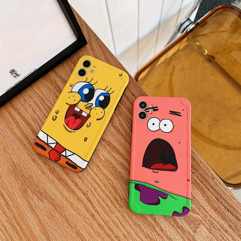 パトリック・スター SpongeBob 人気 Patrick Star 耐衝撃 アイフォン X/XS/XR/8/7カバー メンズ レディーズ