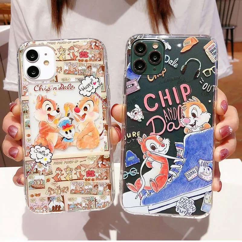 クリアケース お洒落 アイフォン12 mini/x/xs/xr/8/7/6スマホケース 防塵 Chip 'n Dale's Rescue Rangers 男女対応