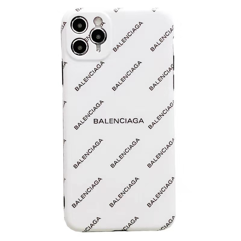 Balenciagaバレンシアガiphone12pro/12mini/12pro max/11ケース モノグラム ブランド 韓国風 シンプル 黒白 ソフト 芸能人愛用 男女通用 アイフォンse2/x/xs/xr/8/7カバー