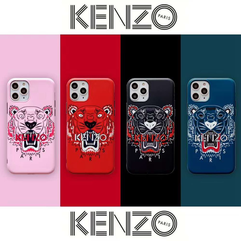 ケンゾー/Kenzo iPhone11/11 pro/11 pro max/se2ケース ハードケース 虎頭柄  ins風 iphone X/XS/XR MAXケース 個性潮