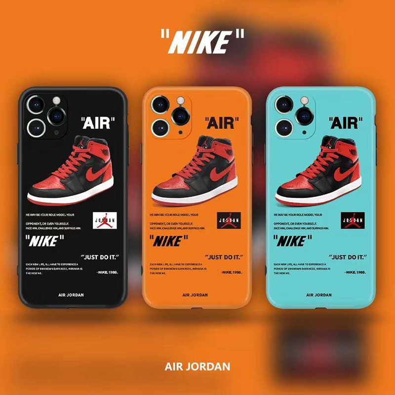 Nike ジョーダン ブランド iphone12/12 pro/11pro maxケース セレブ愛用 スニーカー柄 激安 シンプル ジャケット型 モノグラム スポーツ風