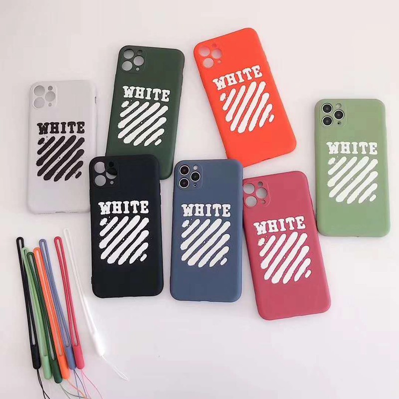 OFF WHITE/オフホワイト iphone12/12 pro/12 max/12 pro max/11/11pro max/se2ケース シンプル ストラップ付き 安い