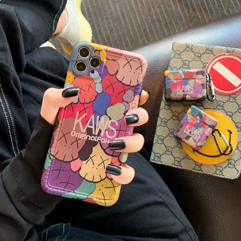 Kaws ブランド iphone12/12 pro/12 mini/12 pro max/11 pro max/se2ケース カウズ iPhone X/XS/XRケース かわいい