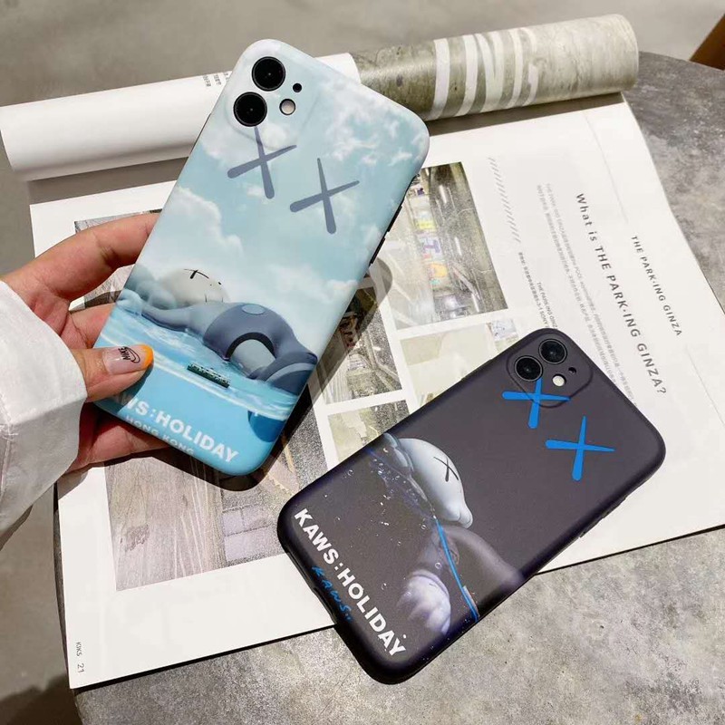 kaws iphone 12/12 pro/12 max/12 pro max/11 pro max/se2ケース ins風 カウズブランド iPhone X/XS/XRケース セレブ愛用