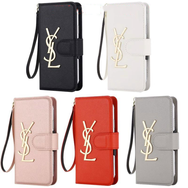 手帳型 女性向け YSL シンプル アイフォンxr/xs/xs/7/8ケース おまけつき 耐衝撃 ファッション レディーズ