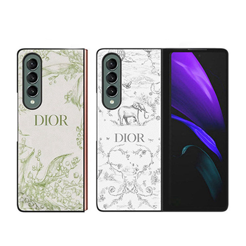 ブランド Dior ギャラクシーフォルダー3/フォルダー2フルカバー 清新の柄 かわいい