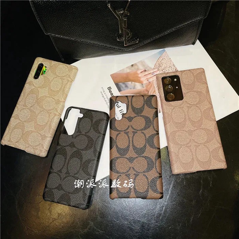 コーチ 経典風 Galaxy S21 plus/S21 ultra/S20 ultra/A32/note20 ultra/note10ケース ブランド 韓国風 レザー COACH モノグラム おまけつき 贅沢 iphone12 mini/12 pro/12 pro max/11