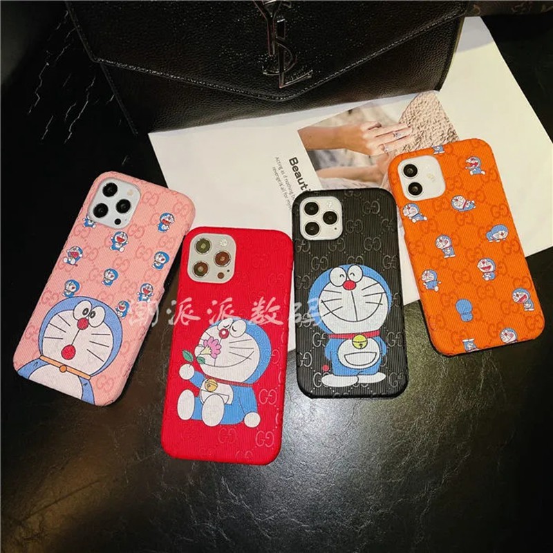 グッチ ドラえもん 漫画風 Galaxy S21 ultra/note20ケース 可愛い GUCCI DORAEMON レザー