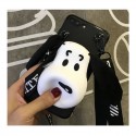 スヌーピー iphone12/12mini Galaxy note20 S20+/s20ケースSnoopy 立体 アニメキャラクターアイフォン12/11/xs pro maxケース コインケース付き  ストラップ付き ぬいぐるみ 首掛け 小物収納 iPhone12/11/8/7 plus 創意 huawei mate 30 おもしろい アイフォンXR/XS Maxケース