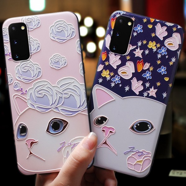 動物柄 iPhone12/11 pro/11 pro max/se2ケース TPU Galaxy S20+/s21/note10ケース 猫兎パターン huawei p30/mate 30/nova lite3ケース 耐衝撃 アイフォンxr/x/xs/8/7カバー オシャレ メンズ レディーズ