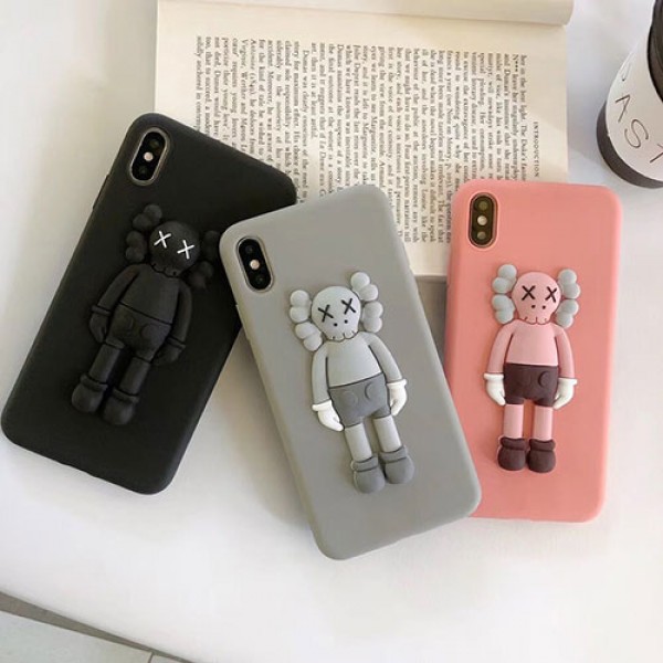 KAWS カウズ風 iPhone 12/11/11 pro/11 pro max/se2ケース 個性 Galaxy s20 s10/s9+/S8/S8+ケース 海外限定 アイフォンx/xr/xs max/8/7カバー シリコンケース 菊柄 huawei p30/mate 30スマホケース メンズ レディーズ