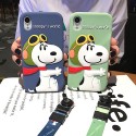 スヌーピー柄  iPhone12/12pro/12pro max/11/se2ケース ストラップ付き 3Dプリント 首掛け ジャケット型  ピーナッツ Snoopy ソフト 激安 oppo シリコンケース  耐衝撃  滑り止め 韓国風 アイフォンxr/x/xs/8/7/6カバー 高級感 メンズ レディーズ