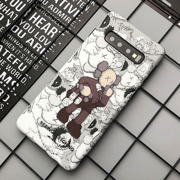 KAWS iphone 11/11 pro/11 pro max/se2ケース ジャケット型 個性 galaxy s10/s10+/s9/s9+/s8/s8+/note9/note8ケース カウズ インスタ風 huawei p30/p30 pro/p20/p20 pro/mate30/mate 20/Nova 3e/Nova 4eケース かわいい シリコン材質 OPPO r17 pro/r15ケース 韓国風 アイフォンx/xs/xr/8/7カバー おしゃれ 男女通用