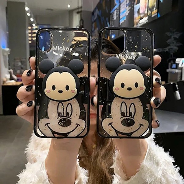 ミッキーマウス柄 iphone 12/12pro/12 pro max/se2ケース スタンド機能 Huawei p30 pro/p20 pro/p10/mate30/mate20ケース Mickey Mouse クリア 耐衝撃 透明 ソフト TPU 擦り傷防止 超軽量 薄型 防塵 黄変防止 アイフォンx/xs/xr/8/7/6カバー おしゃれ 可愛い