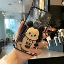 ミッキーマウス柄 iphone 12/12pro/12 pro max/se2ケース スタンド機能 Huawei p30 pro/p20 pro/p10/mate30/mate20ケース Mickey Mouse クリア 耐衝撃 透明 ソフト TPU 擦り傷防止 超軽量 薄型 防塵 黄変防止 アイフォンx/xs/xr/8/7/6カバー おしゃれ 可愛い