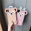 ディズニー 熊兎柄 iPhone12/12 pro/12 pro max/11 pro max/se2ケース おしゃれ 東京ディズニーシー かわいい  3Dプリント Duffy and Friends インスタグラム tpu 滑り止め アイフォン11pro/xr/x/xs/8/7カバー メンズ レディーズ