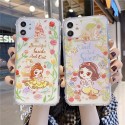 ディズニー柄 iphone 12/12pro/12pro/se2ケース ジャケット型 マーメイド Disney 白雪姫  激安 シリコンケース 漫画柄 透明ケース お洒落 アイフォンx/xs/xr/8/7スマホケース 防塵 男女対応