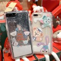 東京ディズニーシー iphone 12/12 pro/12 pro max/se2ケース お洒落  キラキラ duffy and friends 激安 個性 ジェラートニ シェリーメイ StellaLou Duffy 透明ケース 激安 耐衝撃 アイフォンx/xs/xr/8/7/6カバー メンズ レディーズ