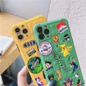 ディズニー ポケモン パトリックスター Aape ピカチュウ iphone 13/12/12 pro/12 pro max/11ケース 個性 かわいい 運動風 NBA 四角保護 iPhone X/XS/XSケース 面白い シリコンケース アイフォン8/7/se2カバー メンズ レディーズ