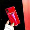 バレンシアガ Iphone 12/12 pro/12 pro max/se2ケース 背面ガラス ブランド Balenciaga IPhone 12 mini/X/Xs Max/XR/11 Proスマホケース ジャケット型 アイフォン11 pro max/8/7/6/6sカバー 四角保護 レディーズ