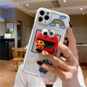 セサミストリート iphone 12/12 pro/12 pro max/11/se2ケース かわいい Cookie monster スタンド機能 クッキーモンスター柄 ins風 落下防止 アイフォンx/xs/xr/8/7カバー メンズ Huawei p40 pro レディース 