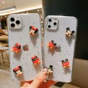 ディズニー iphone 12/12 pro/12 pro max/11/se2ケース オリジナル ドナルドダック デイジーダック disney キラキラ 透明ケース 3D iPhone X/XS/XRケース 滑り止め シリコンケース 変色防止アイフォン8/7/6カバー メンズ レディーズ