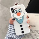 ディズニー アナと雪の女王 オラフ iphone 12/12 pro/12 pro max/11/se2ケース 可愛い 立体柄  滑り止め シリコンケース バング型 iPhone X/XS/XRケース インスタ風 Olaf アイフォン8/7/6カバー メンズ レディーズ 