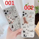 猫柄 iphone 12/12 pro/12 pro max/11/se2ケース かわいい 透明ケース 立体柄 シリコンケース iPhone X/XS/XRケース 漫画風 激安 衝撃吸収 アイフォン8/7/6カバー メンズ レディーズ