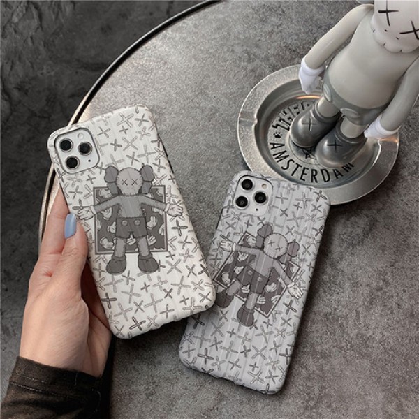 KAWS iphone 12/12 pro/12 pro max/11/se2ケース かわいい カウズ TPUカバー スーツケース かっこいい 耐衝撃 防塵 創意 学生 人気 ユニーク アイフォンx/xs/xr/8/7カバー プレゼント 取り出し メンズ レディーズ 