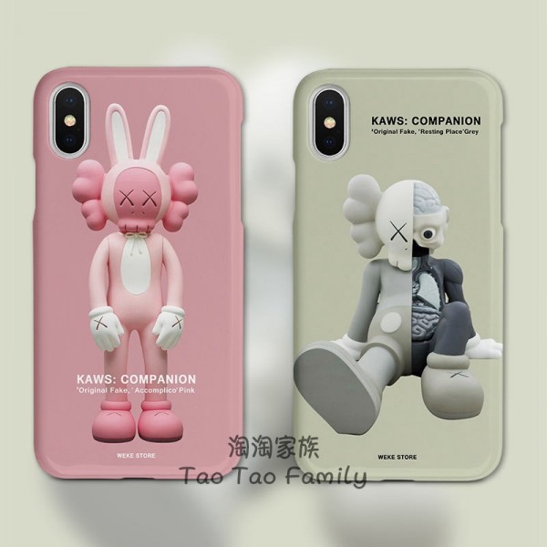 KAWS iphone 12/12 pro/12 max/12 pro max/11/se2ケース おしゃれ カウズ 韓国風 tpu バッグ型 huawei p30/p30 pro/p20/p20 pro/mate20/mate20 pro/Nova 4e/Nova 3eケース 耐衝撃 OPPO R15/R17 Pro/find x2 pro/Reno10x zoomケース 薄い 芸能人愛用 アイフォンxr/x/xs/8/7/6カバー 学生 メンズ レディース