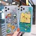 ポケットモンスター ピカチュウ iphone 12/12 pro/12 max/12 pro max/11 pro max/se2ケース おしゃれ 透明ケース スパンコール カビ獣 ヒトカゲ フシギダネ キラキラ iPhone X/XS/XRケース 四角保護 アイフォン8/7/6カバー メンズ レディーズ