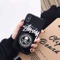 Aape ステューシー iphone 12/11/x/xr/xs/xs maxケース カッコイイ アープ 絵柄 Stussy 背面ガラス iPhone X/8/7 plusケース ブランド アイフォン6/6s ジャケット型 AAPE A BATHING APE 衝撃保護 ファッション メンズ レディーズ