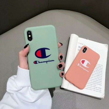 チャンピオン/Champion  コンボ シュプリーム/Supreme iPhone X/XS/XR/XS MAX/se2ケース ブランド風 シリコンカバー シンプル 落下保護 アイフォン8/7/6s plusケース メンズ レディーズ