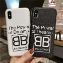 バレンシアガ ブランド iphone 12/12 mini/12 pro/12 pro max/x/xs/xr/xs maxケース オシャレ Balenciaga レザー製 個性 スマートフォンケース 韓国風 アイフォン8/7/6カバー メンズ レディーズ