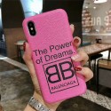 バレンシアガ ブランド iphone 12/12 mini/12 pro/12 pro max/x/xs/xr/xs maxケース オシャレ Balenciaga レザー製 個性 スマートフォンケース 韓国風 アイフォン8/7/6カバー メンズ レディーズ