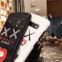 KAWS スヌーピー Galaxy s10/s10+/s9/s9+/s8/s8 plusケース かわいい snoopy カウズ スーツケース型 シリコンケース かっこいい 耐衝撃 防塵 創意 大人気 ギャラクシーnote10/note10+/note9/note8カバー プレゼント ファッション メンズ レディーズ