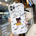 KAWS シュプリーム iphone 12 mini/12 pro/12 pro max/11 pro max/se2ケース ディズニー風 かわいい カウズ 個性 supreme熊 ソフト ミッキーマウス キラキラ シリコン 落下保護 アイフォン12/11/x/xs/xr/8/7カバー メンズ レディーズ