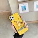 ポケットモンスター iPhone X/XS/XR MAXケース ピカチュウ カビゴン 漫画風 縫い綿 シリコンケース 耐衝撃 四角保護 アイフォン8/8 plus/7/7 plusカバー メンズ レディーズ