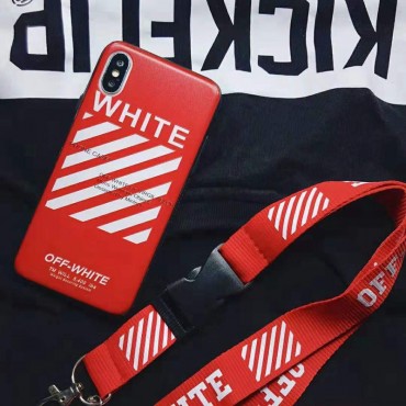 Off-white/オフホワイト iPhone 12/12 pro/12 mini/12 pro max/11/11 pro/11 pro max/se2ケース 個性 レザー ストラップ付き 潮流 ジャケット型 経典 ブランド 耐衝撃 アイフォンx/xs/xr/8/7/6/6s Plusカバー メンズ レディース